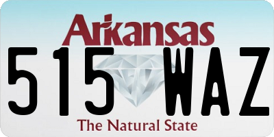 AR license plate 515WAZ