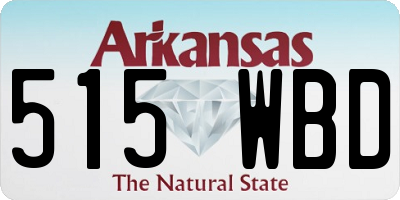 AR license plate 515WBD