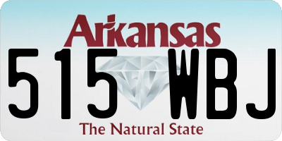 AR license plate 515WBJ