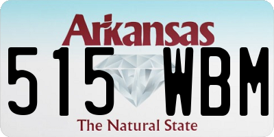AR license plate 515WBM