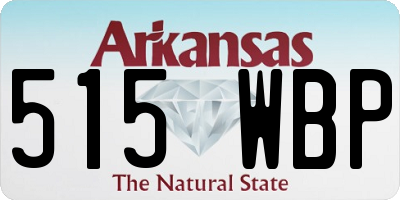 AR license plate 515WBP