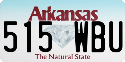 AR license plate 515WBU