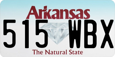 AR license plate 515WBX