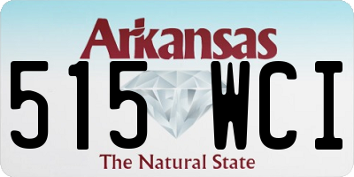 AR license plate 515WCI