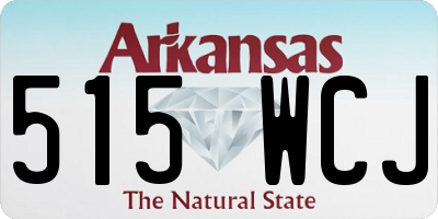 AR license plate 515WCJ