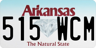 AR license plate 515WCM
