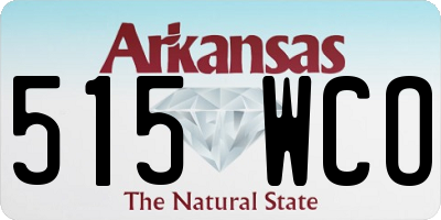 AR license plate 515WCO