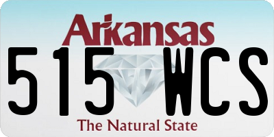 AR license plate 515WCS