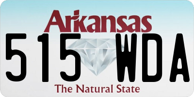 AR license plate 515WDA