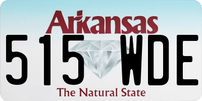 AR license plate 515WDE