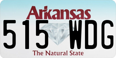 AR license plate 515WDG