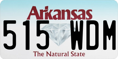 AR license plate 515WDM