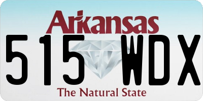 AR license plate 515WDX
