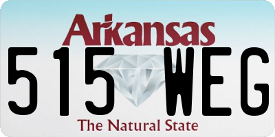 AR license plate 515WEG