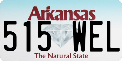 AR license plate 515WEL