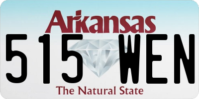 AR license plate 515WEN