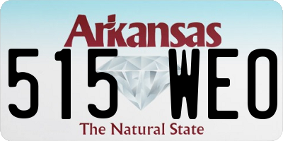 AR license plate 515WEO