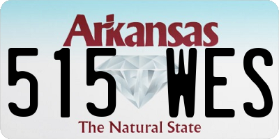 AR license plate 515WES