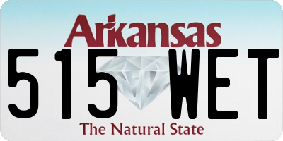 AR license plate 515WET