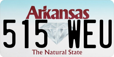 AR license plate 515WEU