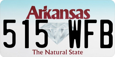 AR license plate 515WFB