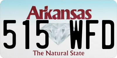 AR license plate 515WFD