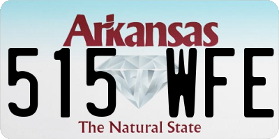 AR license plate 515WFE