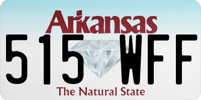 AR license plate 515WFF