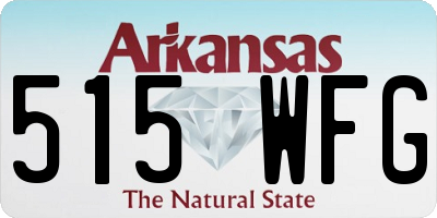 AR license plate 515WFG