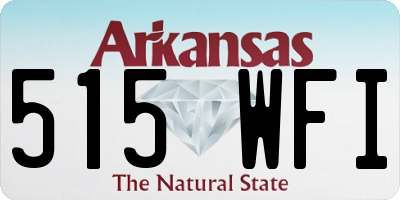 AR license plate 515WFI