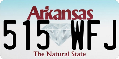 AR license plate 515WFJ