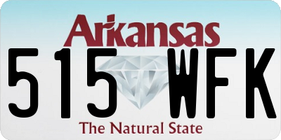 AR license plate 515WFK