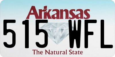 AR license plate 515WFL