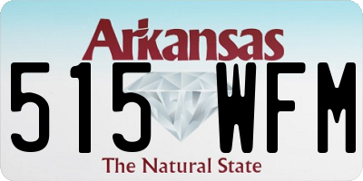 AR license plate 515WFM