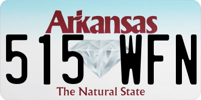 AR license plate 515WFN
