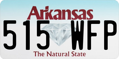 AR license plate 515WFP
