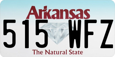 AR license plate 515WFZ