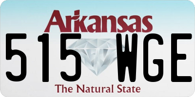 AR license plate 515WGE