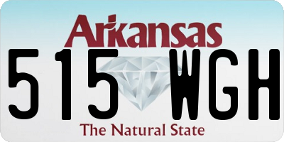 AR license plate 515WGH