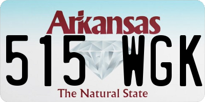 AR license plate 515WGK