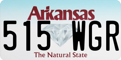 AR license plate 515WGR