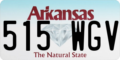 AR license plate 515WGV