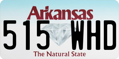 AR license plate 515WHD
