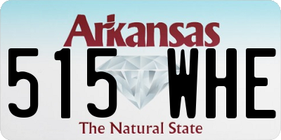 AR license plate 515WHE