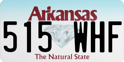 AR license plate 515WHF
