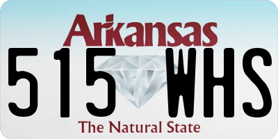 AR license plate 515WHS