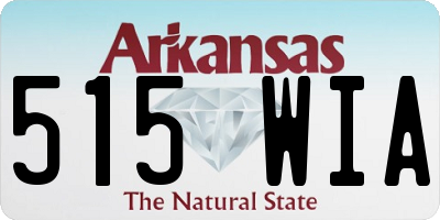 AR license plate 515WIA