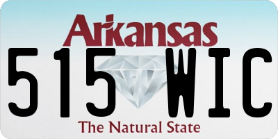 AR license plate 515WIC