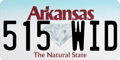 AR license plate 515WID