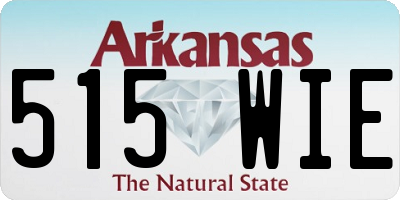 AR license plate 515WIE
